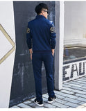 Plus Size 5XL 6XL Men's Tracksuit Autumn Clothes Sportswear Two Piece Set Men Jacket Sweatpants Male Sweatsuit Sports Suits Sets