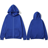 Casual Fashion Black Gray Blue Zip Hip Hop Sportswear Sweatshirt Men/Women Publishing House Men's Hoodie promo streetwear promo