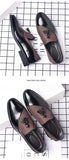 Mens Dress Shoes 2025 New Casual Leather Shoes Men Business Dress Leather Shoes Trend Versatile  Loafers  Pointed Toe Slip-On