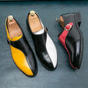 Leather Shoes Mens Designer Dress Formal Leather Shoes Fashion Wedding Casual Slides Men Loafers Driving Half Shoes