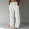 Mens Linen Pants Linen Pants for Men Loose Straight Pants Cotton Linen Cotton Linen Men Pants Linen Oose Linen Pants