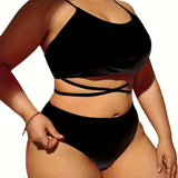 Plus Size Swimwear Women 2025 Big Size Bikini Set 3-Piece Swimsuit Sexy Swimming Suit Beach Wear Bathing Suit Monokini Swimdress