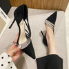 Women Evening Party High Heels New  Pumps Elegant Ladies Pointed To Black  Strappy Stripper Shoes for Women
