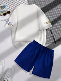 The 2025 summer new men's two-piece set is a casual, sporty, street diary, Harajuku digital printed polyester men's wear. It is
