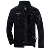 Spring Autumn New 100% Cotton Men Outwear Fashion Casual Outdoor Jacket Mens Brand High-Quality Jackets Coat Men Bomber Jacket
