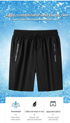 Men Plus Size Shorts Summer Pants Work Trousers Men Quick-drying Loose Fit Sports Fitness Sweatpants