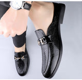 Men's plus size casual leather shoes Four Seasons new outdoor anti slip comfort walking shoes business Half support leather shoe
