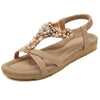 BEYARNE New Bohemian Style  Summer Women Shoes Fashion Womens Sandals Flat Heel Brand Beach Summer Shoes Ladies Sweet