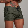 Men's Swimsuit Swim Shorts Summer Casual Beach Board Shorts   for Men Quick Dry Running Surf Fitness Gym Shorts Zipper Pocket