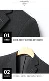 2025 new model men High quality four-sided stretch Suit Formal  Jacket + Trousers 2-piece suit Men's Business suit size 5XL