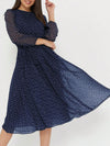 Women Dress 2025 Fashion Spring Summer Latest Unique Leisure Vacation Storm Point Long Sleeved Long Skirt Dress Women's Clothing