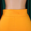 Sexy Skirts for Women Bodycon High Waisted Zipper Closure Ruffles Mid Calf Fashion Elegant African Office Work Pencil Skirts New