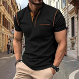 New Summer Men's Short - sleeved Polo Shirts: Casual, Sporty and Quick - drying Men's Tops