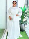 African Dresses for Woman Party 2025 Plus Size Fashion Dashiki Ankara Chiffon Wedding Gowns Elegant Turkey Muslim Maxi Dress