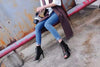 Lace-Up Sandals Heels 9CM Women's Shoes Summer 2024 Trend Black Sexy Peep Toe Boots Fashion Cloth Stilettos Jazz Dance Female