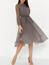Women Dress 2025 Fashion Spring Summer Latest Unique Leisure Vacation Storm Point Long Sleeved Long Skirt Dress Women's Clothing