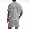 Men's Summer Sports suit Casual Fashion sports two-piece suit Sports quick-drying T-shirt shorts set Fitness Top Sports shorts