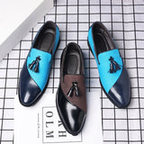 Mens Dress Shoes 2025 New Casual Leather Shoes Men Business Dress Leather Shoes Trend Versatile  Loafers  Pointed Toe Slip-On
