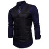 2025 Men's Formal Dress Vest Top Double Breasted Casual Tank Tops Solid Slim V-Neck Club Party Suits Vest Formal Waistcoat Men
