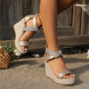 Women High Heels Sandals Women Summer Wedges Platform Fashion Slippers Walking Slides Outdoor Pumps Flip Flops Chaussures Femme