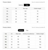Plus Size Women's XL-5XL Plus Size Brush Print EleganceRound Neck  Short Sleeve Split Top & Matching Pants 2 Piece Outfit Set