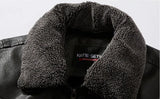 Men's Plus Size New PU Motorcycle Suit with Fleece Leather Jackets for Men Clothing