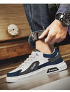 2025 new men's shoes with low top leather, fashionable and trendy running and sports, one foot casual shoes, and trendy shoes