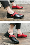 Leather Shoes Mens Designer Dress Formal Leather Shoes Fashion Wedding Casual Slides Men Loafers Driving Half Shoes