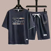 2025 new casual sportswear for men summer two-piece clothing short-sleeved round neck and shorts two fashionable clothes