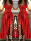 Women Evening Dresses Sexy Elegant Red Cocktail Party Chic Gala Graduation Luxury Formal Occasion Bridesmaid Gown Dress Clothes