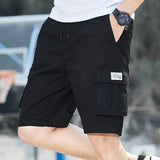 Plus Size Shorts 8XL Summer Cargo Shorts For Men 2024 Fashion Clothing Drawstring Casual Shorts With Multi Pockets