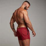 Mens Swim Trunks with Zipper Pockets Mesh Liner Summer Beach Board Shorts Quick Dry Swimming Bathing Suit Swimsuit Swimwear
