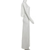 Women's Clothing 2025 Autumn New Style High-end Temperament Sexy Backless Dress Long Skirt Slim Fit Long Sleeved Dress