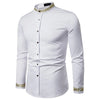 2025 Men's Summer Casual Long Sleeve Shirts Slim Fit Turn Down Collar Shirts Formal Office Business Shirts for Men Tops Big Size