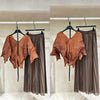 Plus Size 2 Piece Sets Woman Outfit Luxury Elegant Pleated Tops And Skirts For Women Casual Clothing Female African Prom Party