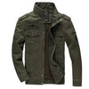 Spring Autumn New 100% Cotton Men Outwear Fashion Casual Outdoor Jacket Mens Brand High-Quality Jackets Coat Men Bomber Jacket