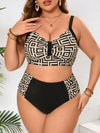 Designer Plus Size Bikini Swimsuits For Women Clothing 2025 Swimwears Women's Large Size Tankini Big Swimwear Bathing Suit Woman