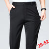 Plus Size Trousers Men Business Suit Pants Stretch Formal Dress Pants Big Man Classic Black Trousers