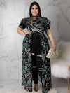 Blouses for Women Fashion 2025 Summer Lady Elegant Chiffon Blouse Plus Size Dress Tops 4xl 5xl Wholesale Bulk Dropshipping