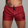 Men's Swimsuit Swim Shorts Summer Casual Beach Board Shorts   for Men Quick Dry Running Surf Fitness Gym Shorts Zipper Pocket