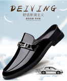 Men's plus size casual leather shoes Four Seasons new outdoor anti slip comfort walking shoes business Half support leather shoe