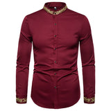2025 Men's Summer Casual Long Sleeve Shirts Slim Fit Turn Down Collar Shirts Formal Office Business Shirts for Men Tops Big Size