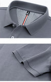 100% pure cotton summer new fashionable men's shortsleeved luxury customized business polo shirt exquisite embroidery Tshirt top