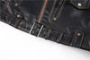 PLUS Size Leather Coats Male Luxury Brand Winter Mens Fashion Motorcycle PU Leather Jacket Cool Zipper Pockets Leather Jacket