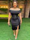 Elegant Party Dresses For Women 2025 Spring Summer Short Sleeve Bodycon Robe African Wedding Prom Evening Dress Ladies Clothing