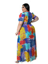 Blouses for Women Fashion 2025 Summer Lady Elegant Chiffon Blouse Plus Size Dress Tops 4xl 5xl Wholesale Bulk Dropshipping