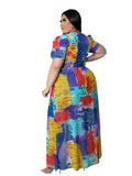 Blouses for Women Fashion 2025 Summer Lady Elegant Chiffon Blouse Plus Size Dress Tops 4xl 5xl Wholesale Bulk Dropshipping