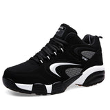 Plus Size Men's Trendy Colour Block Sneakers, Comfy Non Slip Lace Up Casual Durable Shoes For Men's Outdoor Activities