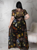 Blouses for Women Fashion 2025 Summer Lady Elegant Chiffon Blouse Plus Size Dress Tops 4xl 5xl Wholesale Bulk Dropshipping