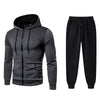 Mens Tracksuits Men's Clothing Men Sets Hoodie Set Zipper Sweatshirt Casual Sport Sweatpants Man Sweat Suit Set Running